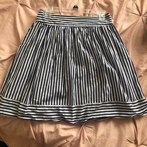 Nautical stripped skirt